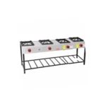Himaksan 4'lü Uzun Lokanta Ocağı Gazlı ve LPG'li 192x47x70 HMK-LKY-4 5546
