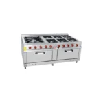 Himaksan 6'lı Kuzine 6 Ocak 2 Fırın 60x60 Kazan Ocaklı Gazlı ve Lpg'li 200x100x85 HMK-KZG 2016 5519