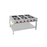Himaksan 6'lı Taban Raflı Ocak Gazlı ve LPG'li 150x100x85 HMK-TBOG 1510 5524