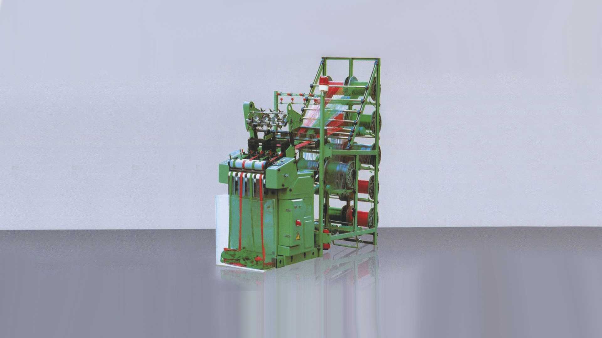 narrow_fabric_needle_loom_with_double_roller-ht100d2.jpg Çift Sistem Dar Dokuma Makinesi HT-100D2 - Image 1
