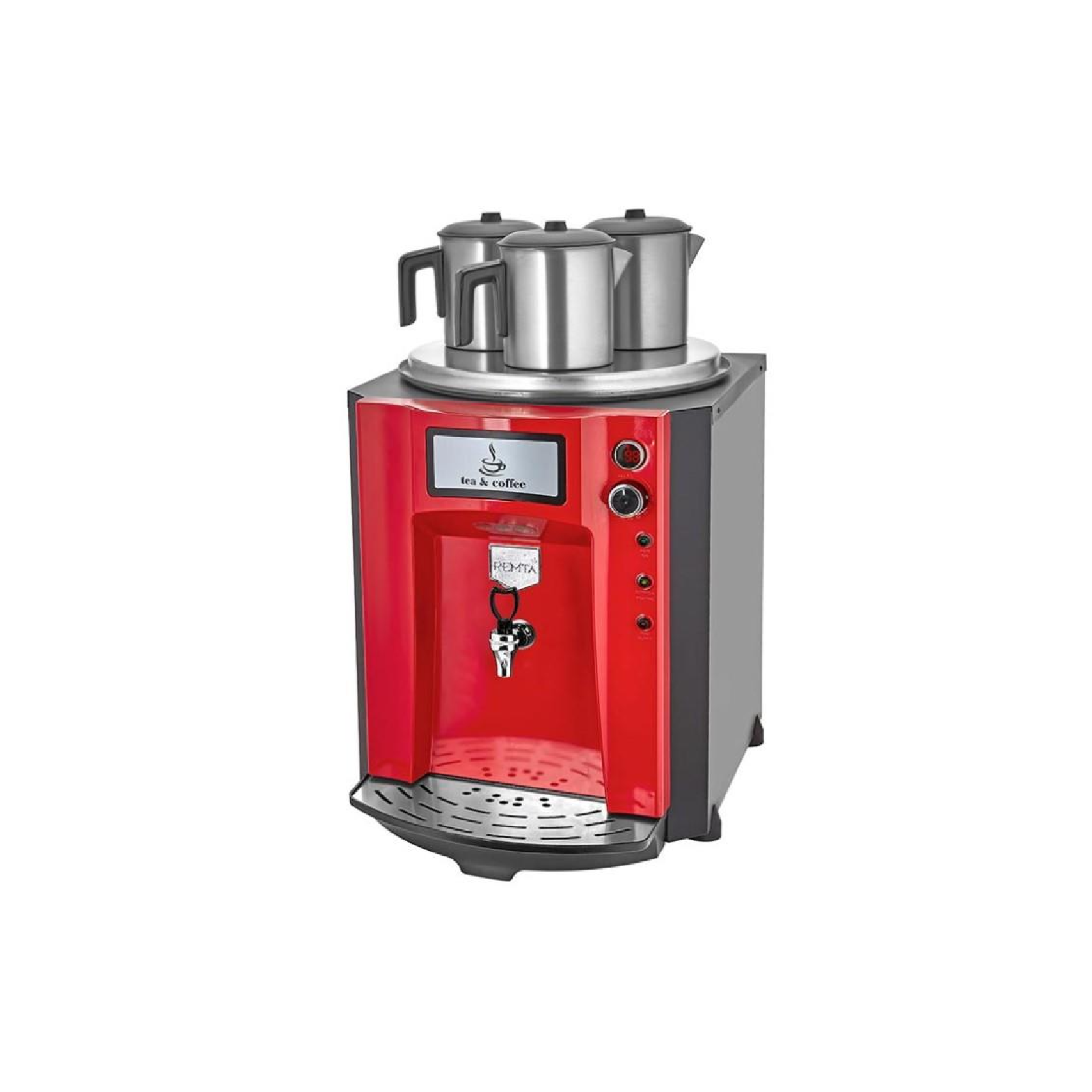remta-de10p-premium-jumbo-cay-makinesi-3-demlikli-40-l-elektrikli-kirmizi-5663.webp Remta DE10P Premium Jumbo Çay Makinesi, 3 Demlikli, 40 L, Elektrikli, Kırmızı 5663 - Image 1