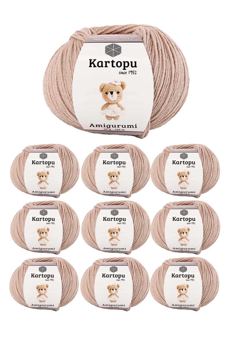 621ccbf00b19f-9376 10 Adet Amigurumi El Örgü İpi 50gr 850 - Image 1