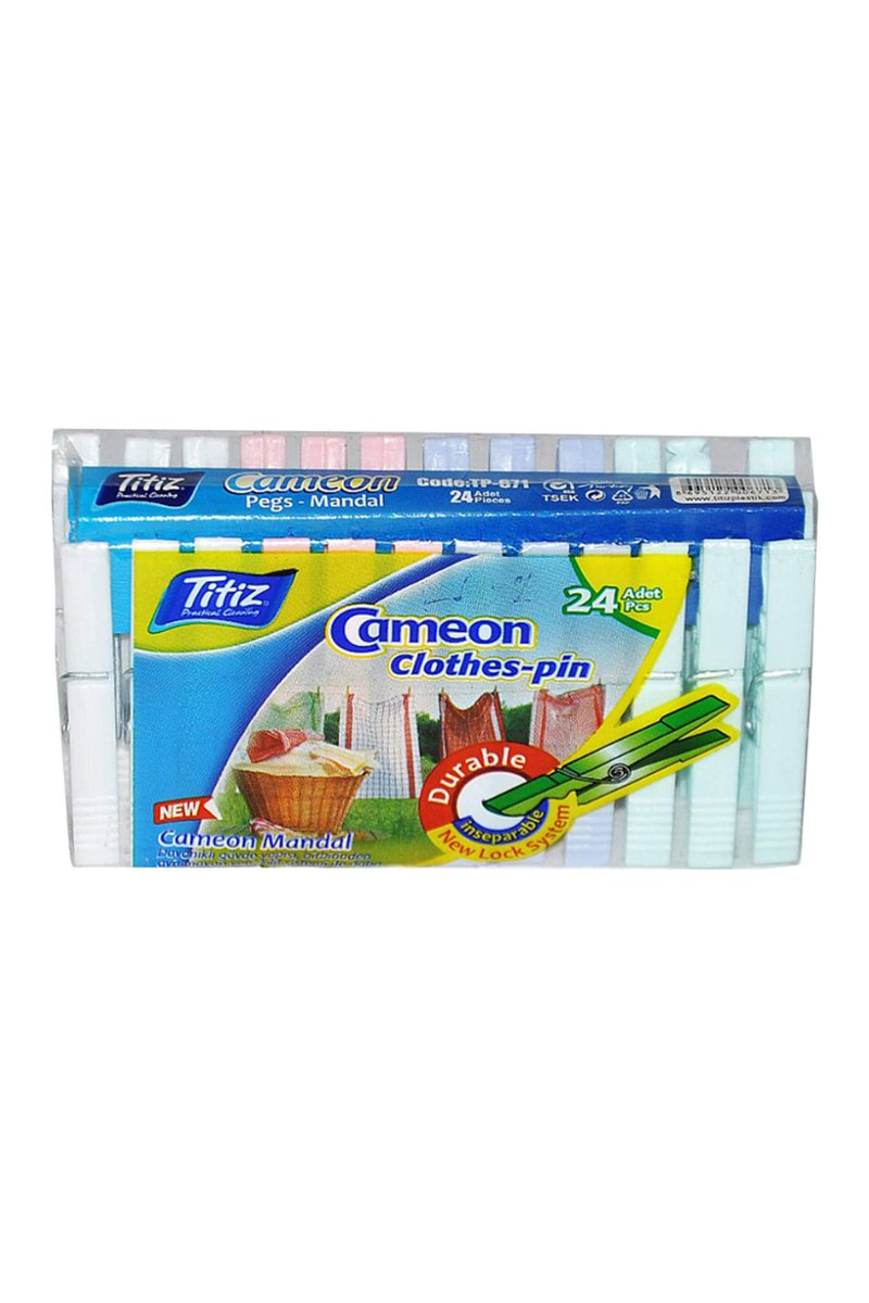 640dd63465ff5-640dd63469e6a Titiz TP-671 Cameon Mandal 24 Adet - Image 1